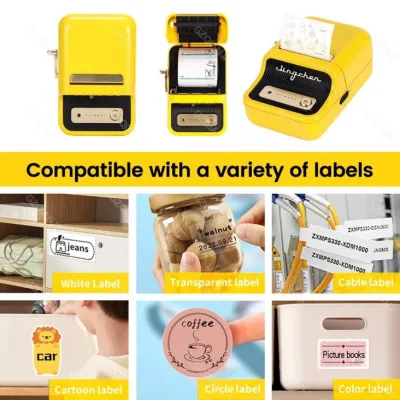 Niimbot B21 Thermal Label Printer - Yellow - 28978-B21A - YLW — 5