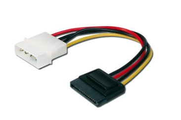 Digitus 0.5m Internal Power Supply Cable - IDE - SATA 15Pin - DK-430300-002-M