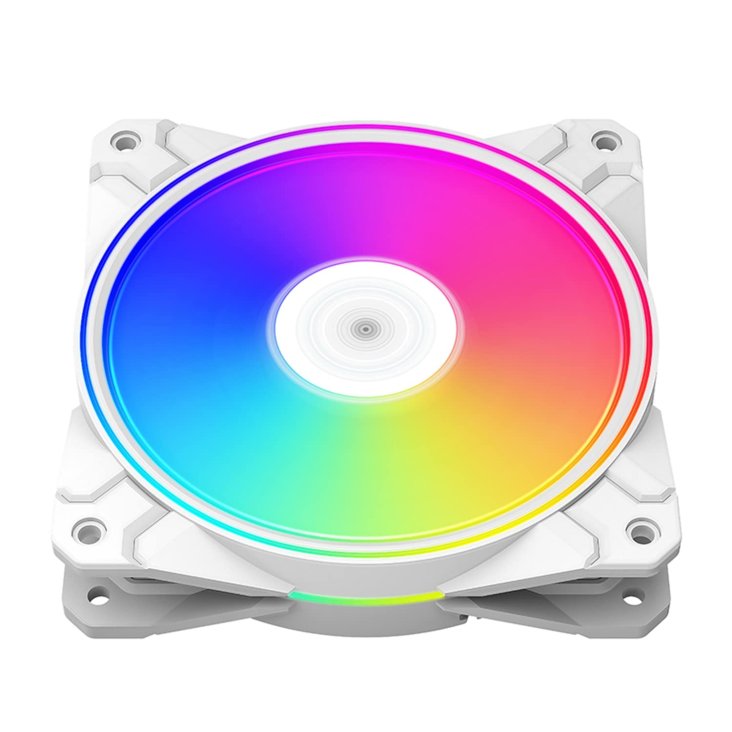 DeepCool CF120 Plus 120mm ARGB Case Fan - Triple Pack White — 2