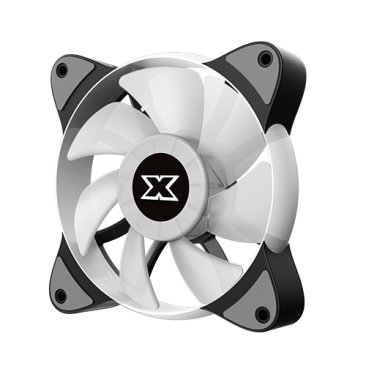 Xigmatek Galaxy III 120mm ARGB Case Fan - Triple Pack Black - EN45433 — 2