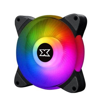 Xigmatek Galaxy III 120mm ARGB Case Fan - Triple Pack Black - EN45433 — 3