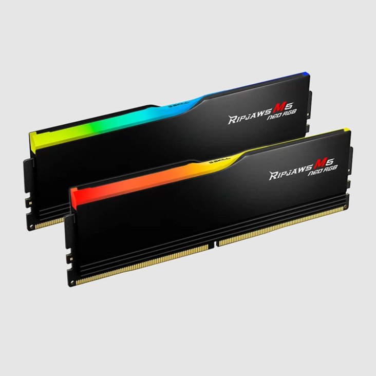 G.Skill Ripjaws M5 Neo RGB 32GB (2 x 16GB) DDR5 6000 MHz CL36-36-36-96 1.35V - AMD Expo - Black — 2