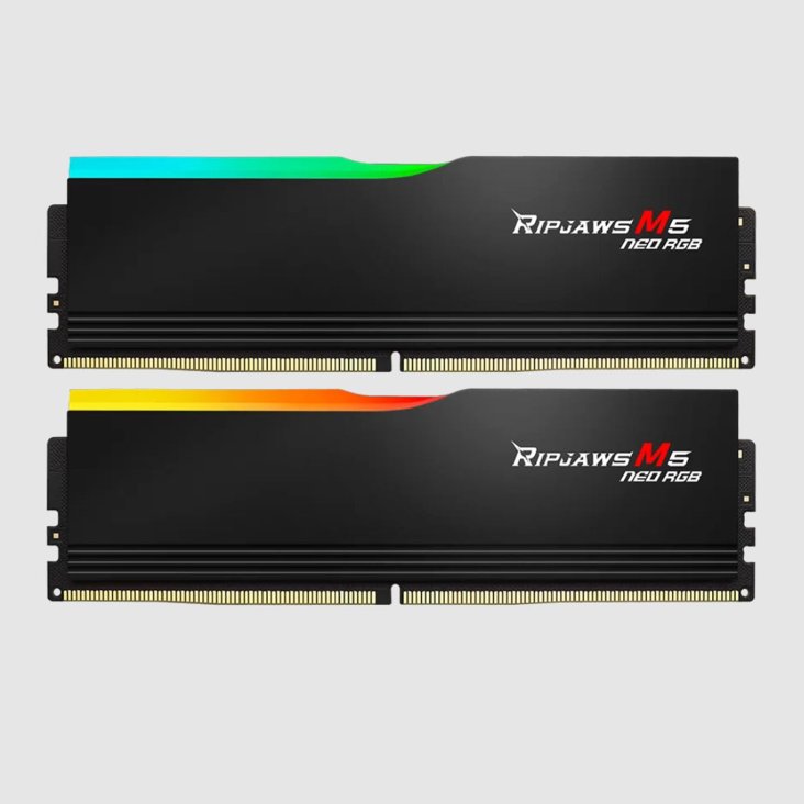 G.Skill Ripjaws M5 Neo RGB 32GB (2 x 16GB) DDR5 6000 MHz CL36-36-36-96 1.35V - AMD Expo - Black — 3