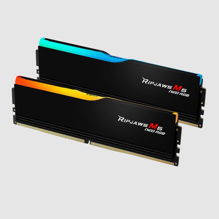 G.Skill Ripjaws M5 Neo RGB 32GB (2 x 16GB) DDR5 6000 MHz CL36-36-36-96 1.35V - AMD Expo - Black — 4
