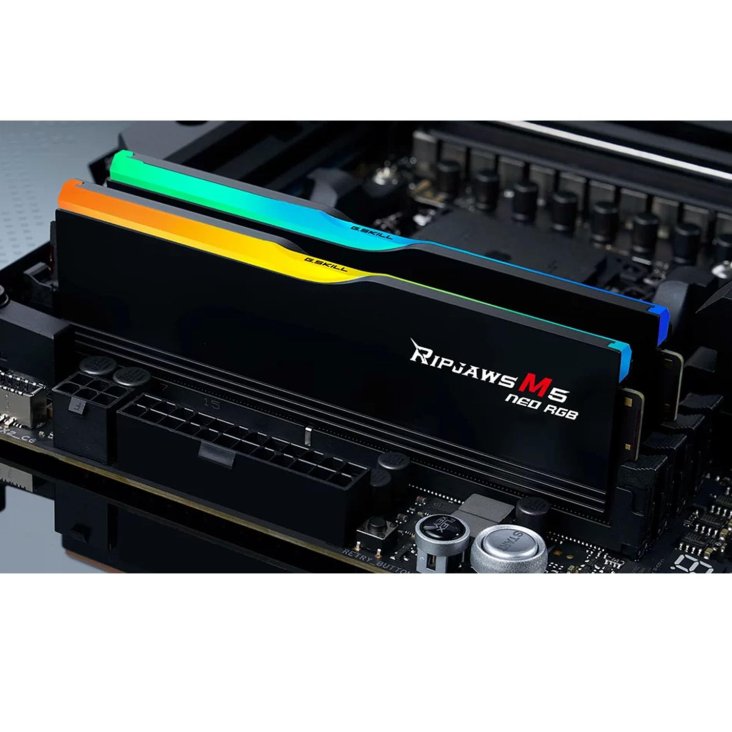 G.Skill Ripjaws M5 Neo RGB 32GB (2 x 16GB) DDR5 6000 MHz CL36-36-36-96 1.35V - AMD Expo - Black — 5