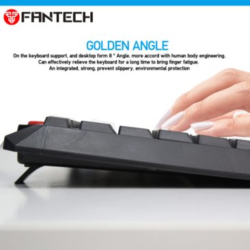 Fantech K210 USB Multimedia Membrane Office Keyboard - Fantech K210 — 6