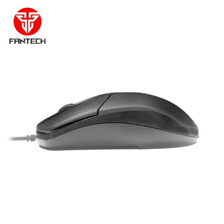 Fantech KM-100 Ergonomic Low-Profile USB Membrane Keyboard & 1200 DPI USB Optical Mouse Combo - Fantech KM-100 — 4
