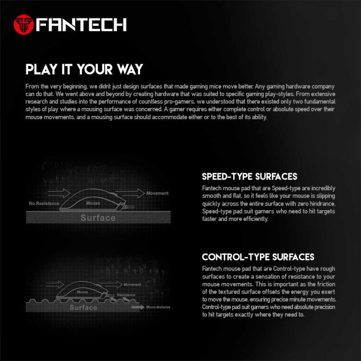 Fantech Vigil MP292 Soft Gaming Mousepad - 29x25cm - Fantech MP292 — 4
