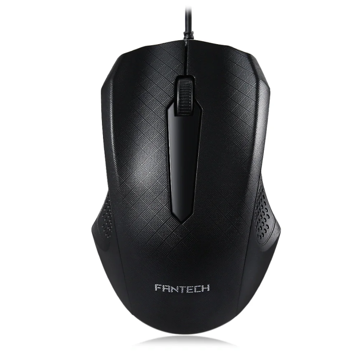 Fantech T530 1000 DPI USB Optical Mouse - Black