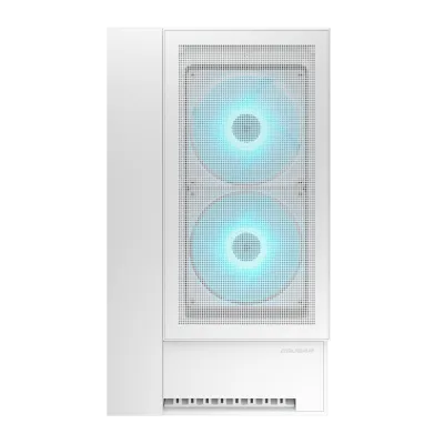 Cougar OmnyX Mid Tower ATX Computer Case - White - 382WA30.0002 — 2