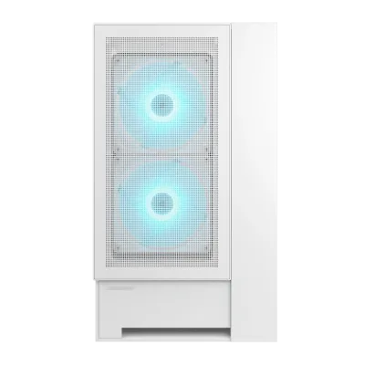 Cougar OmnyX Mid Tower ATX Computer Case - White - 382WA30.0002 — 4