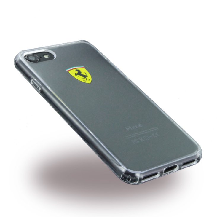 Ferrari Racing Shield iPhone 7 TPU Back Case - Transparent - FEHCP7TR1 — 3