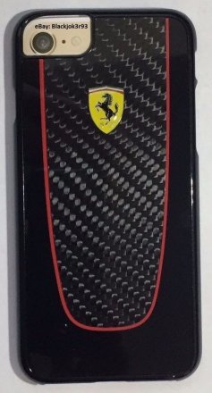 Ferrari Pit Stop iPhone 7 Genuine Carbon Fiber Back Case - Black - FEPICHCP7BK — 3
