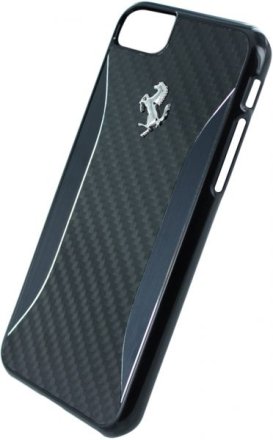 Ferrari GT iPhone 7 Genuine Carbon Fiber Back Case - Black - FERCHCP7BK