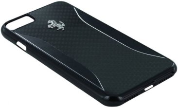 Ferrari GT iPhone 7 Genuine Carbon Fiber Back Case - Black - FERCHCP7BK — 2
