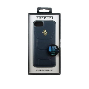 Ferrari 488 Collection iPhone 7 Leather Hard Case - Black - FESEGHCP7BK — 2