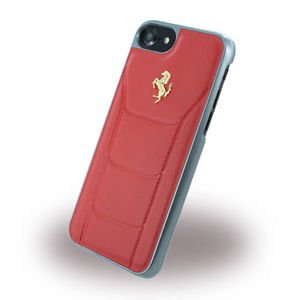 Ferrari 488 Collection Leather Hard Case Apple iPhone 7 - Red — 2