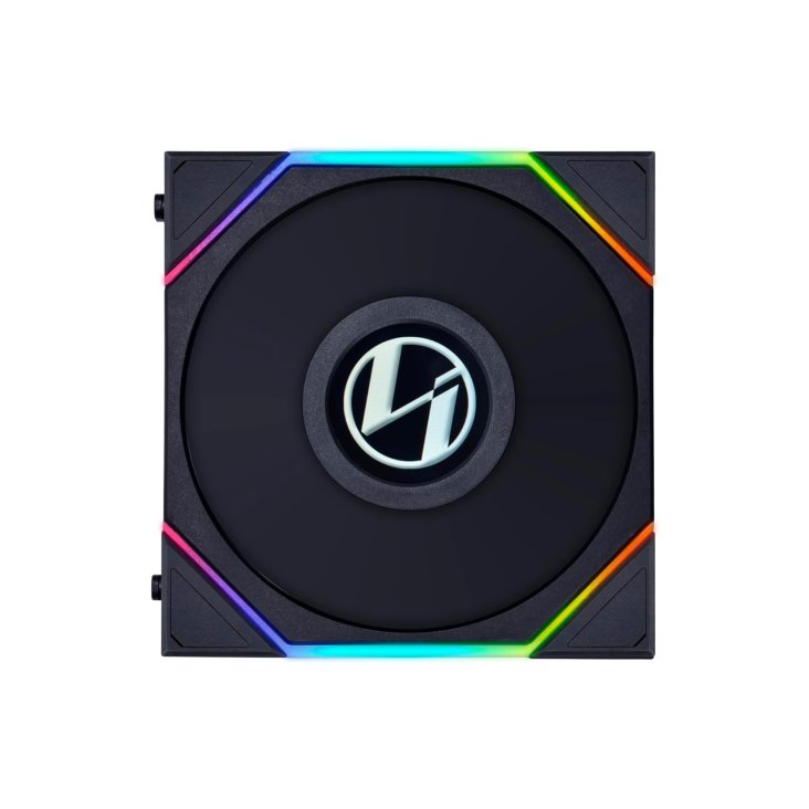 Lian Li Uni Fan TL LCD Reverse 120mm ARGB Case Fan - Single Pack Black - G99.12RTLLCD1B.00