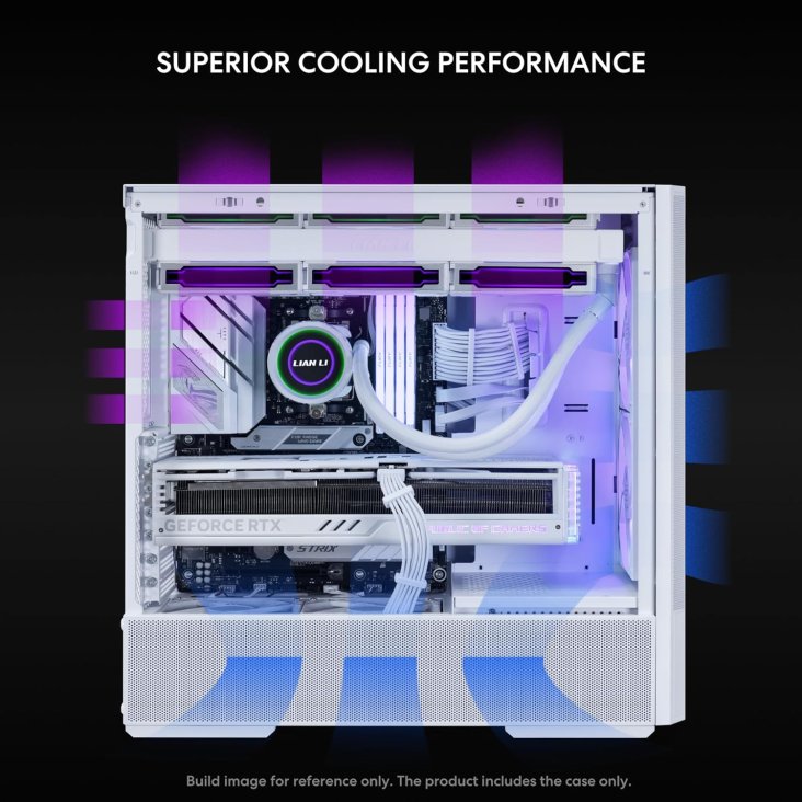 Lian Li Lancool 207 Mid Tower ATX PC Case - White - G99.LAN207RW.00 — 4