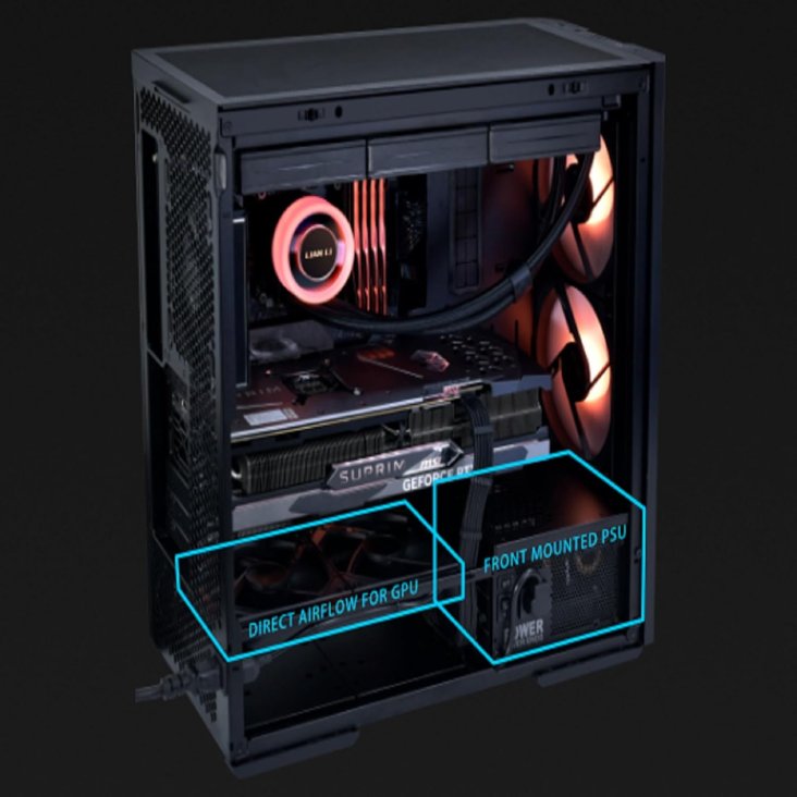 Lian Li Lancool 207 Mid Tower ATX PC Case - White - G99.LAN207RW.00 — 6