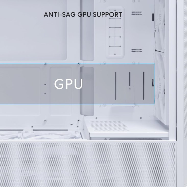 Lian Li Lancool 207 Mid Tower ATX PC Case - White - G99.LAN207RW.00 — 7