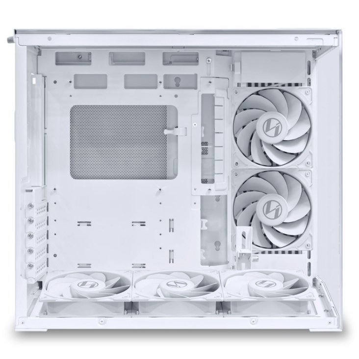 Lian Li O11D Mini V2 Flow Gaming Case White (with 5 pcs of non RGB fans) - G99.O11DMIV2FW.WH.00 — 4