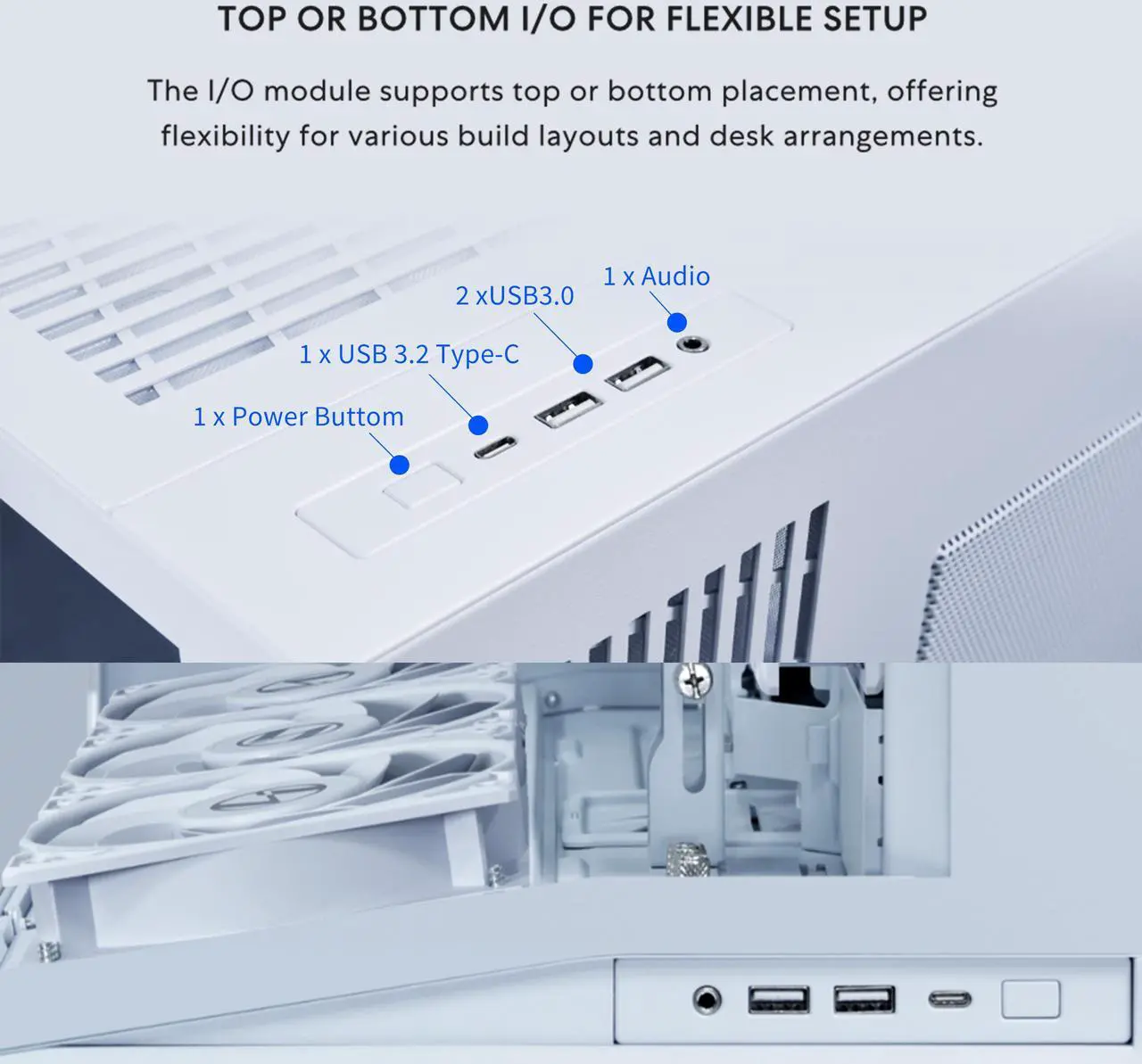 Lian Li O11D MINI V2 Compact ATX Mid-Tower Airflow Computer Case - White - G99.O11DMIV2W.WH.00 — 5