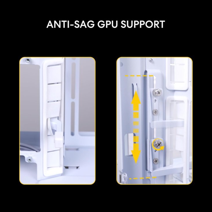 Lian Li O11 Vision Compact Mid Tower ATX PC Case - Black - G99.O11VPX.00 — 7
