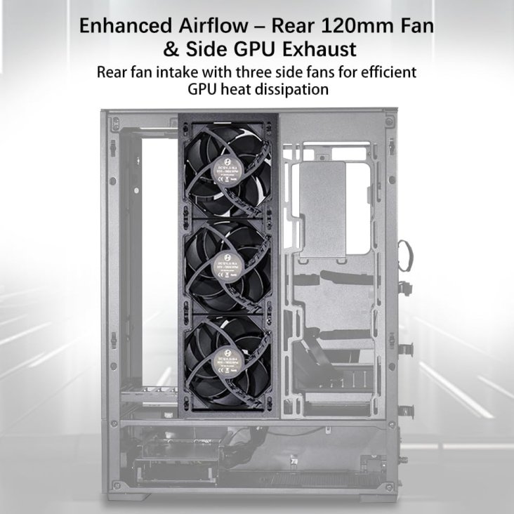 Lian Li SUP01 Mid Tower ATX ARGB PC Case - Black — 5
