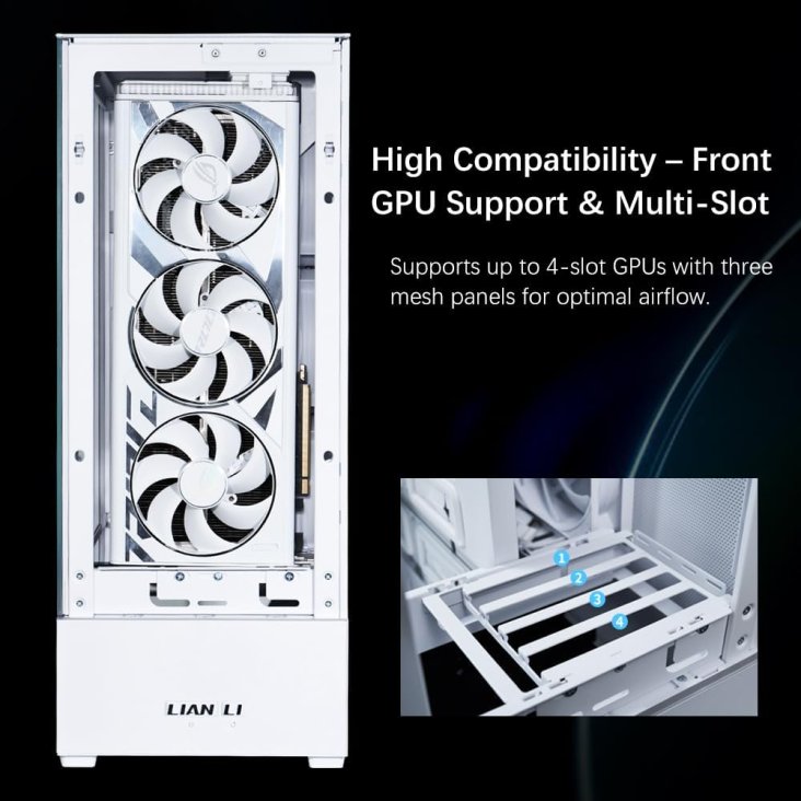 Lian Li SUP01 Mid Tower ATX ARGB PC Case - Black — 6
