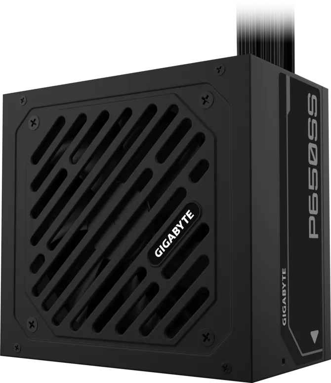 GIGABYTE P650SS Non Modular Power Supply, 650W Power, 80 Plus Silver Efficiency, 120mm Fluid Dynamic Bearing Fan, Intel ATX 3.0 Standard, 0.9 Active PFC, Black - GP-P650SS — 3