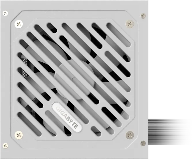GIGABYTE P650SS Non Modular Power Supply, 650W Power, 80 Plus Silver Efficiency, 120mm Fluid Dynamic Bearing Fan, Intel ATX 3.0 Standard, 0.9 Active PFC, Ice- GP-P650SS-ICE — 3