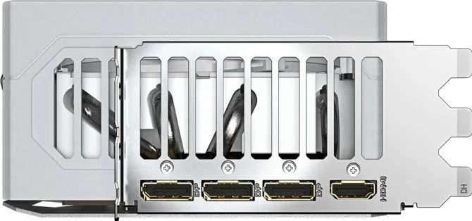 GIGABYTE AORUS GeForce RTX 5080 MASTER ICE Graphics Card, 16GB GDDR7 256-Bit Memory, 2805 MHz Core Clock, 30 Gbps Memory Clock, 10752 CUDA Cores, PCI-Express 5.0, White- GV-N5080AORUSMICE-16GD — 6