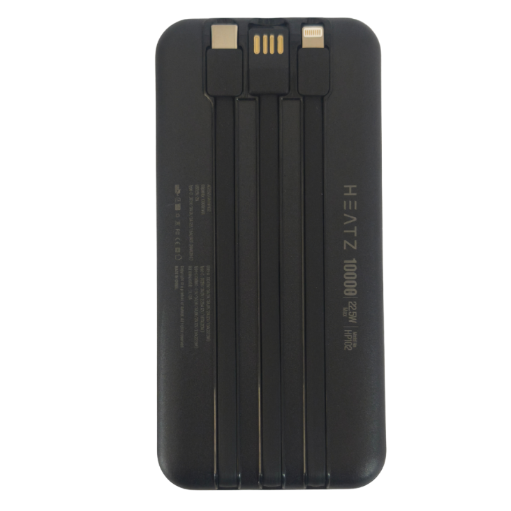 HEATZ Power Bank 10,000mAh High Speed 22.5W Fast Charging Type -HP102 — 3