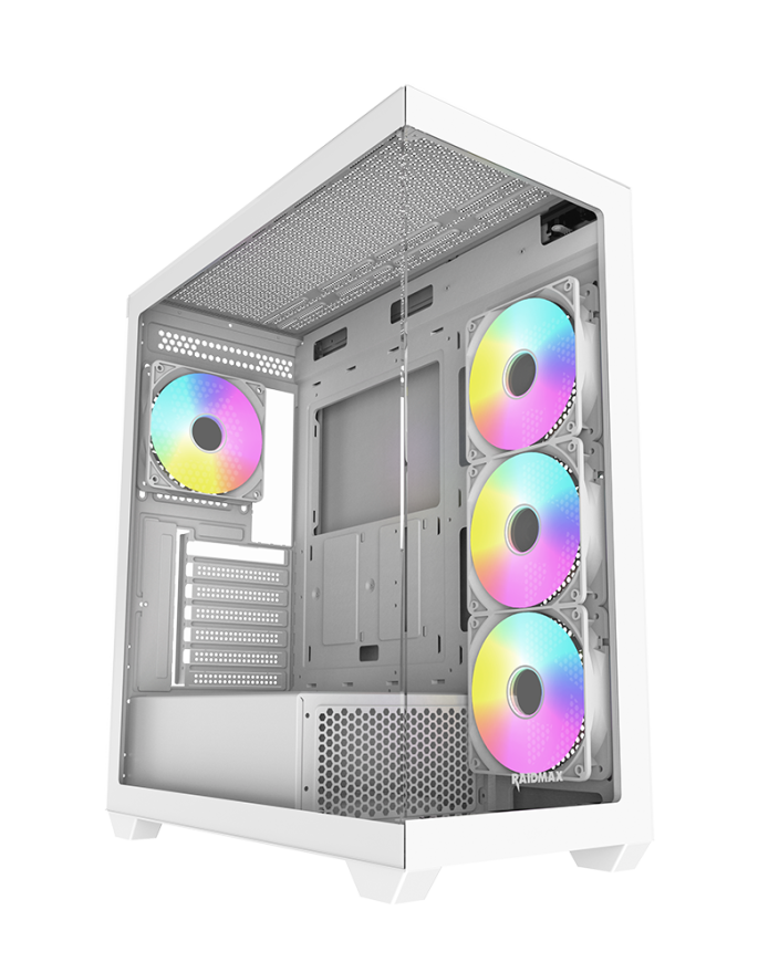 Raidmax Infinita i800 ARGB Mid-Tower Gaming Case - White