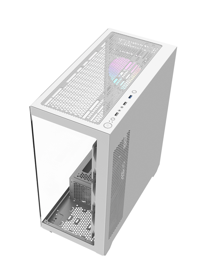 Raidmax Infinita i800 ARGB Mid-Tower Gaming Case - White — 4