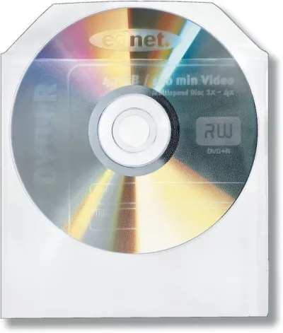 Ednet 100pcs DVD/CD Protective Sleeves - 64047