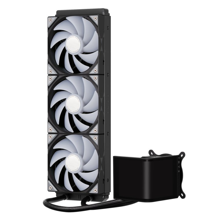 Tryx Panorama SE ARGB 360 Liquid CPU Cooler, Rotatable AMOLED Screen, Pre-Installed ARGB Fans, 1850 RPM Fan Speed - Black - L-P360L-AM3M-G0K — 5
