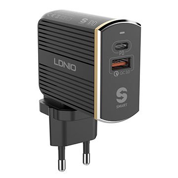LDNIO A2502C PD+QC3.0 Dual Port Fast Charging Adapter - LDNIO A2502C — 2