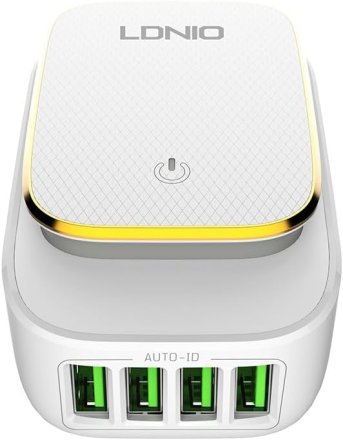 LDNIO A3305 LED Touch Lamp/3.4A Dual USB Charger Adapter - AutoID - LDNIO A3305 — 2