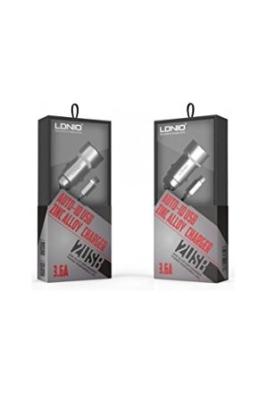 LDNIO C302 USB Car Charger - Dual Port with Cable - LDNIO C302 — 5