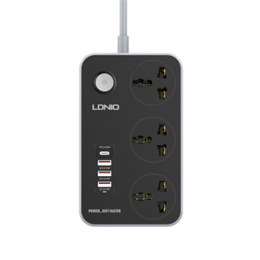 LDNIO SC3412 PD Charger Socket (4M Cable) — 2