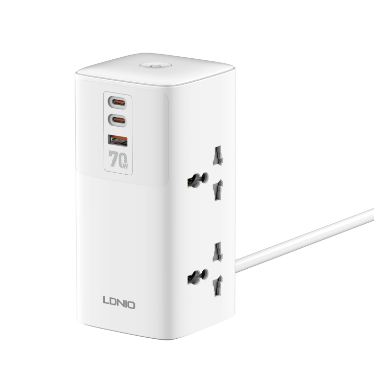 LDNIO SC4383 70W Multifunctional Universal Desktop Power Adapter