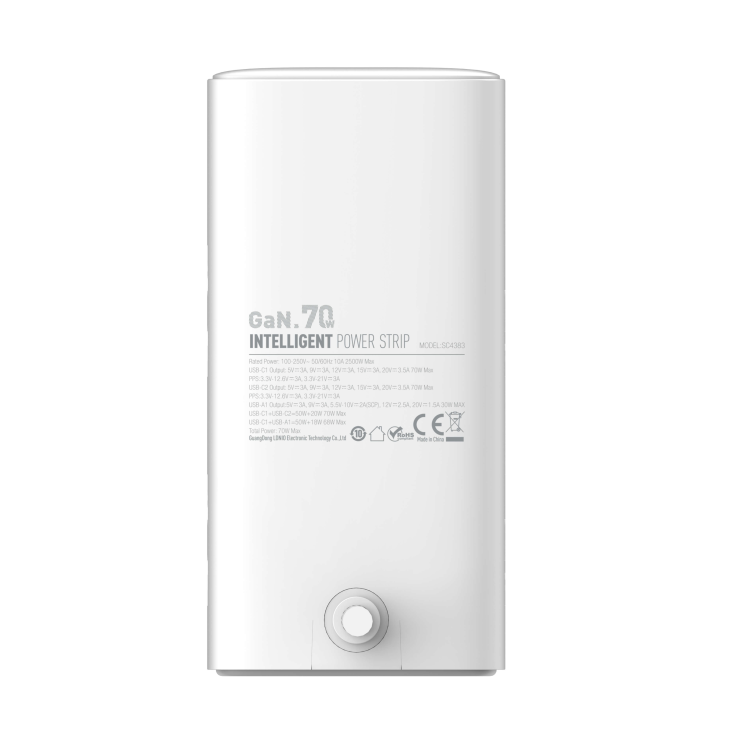 LDNIO SC4383 70W Multifunctional Universal Desktop Power Adapter — 6