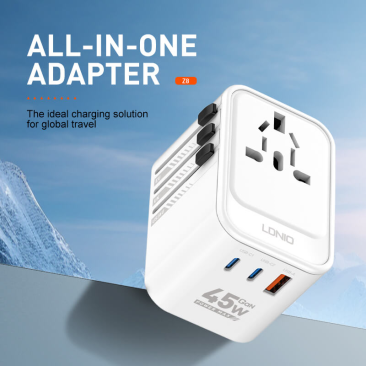 LDNIO GaN45W Z8 Universal Adapter — 2