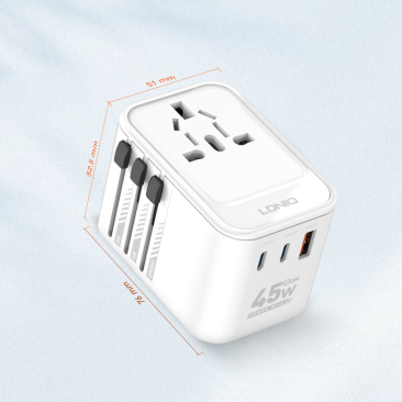 LDNIO GaN45W Z8 Universal Adapter — 6