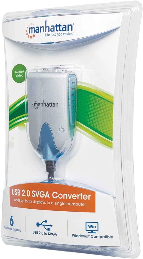 Manhattan Hi-Speed USB 2.0 SVGA Converter - 179225 — 6