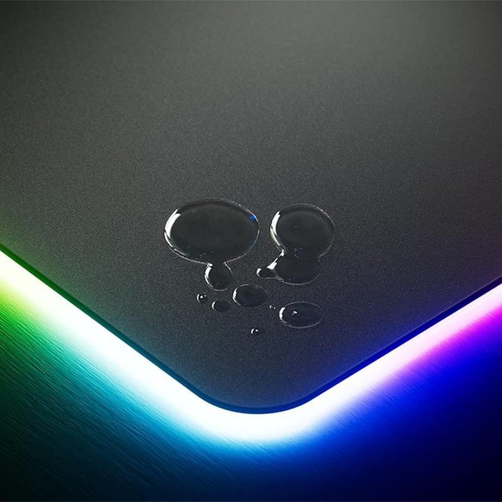 Hyte CNVS Intense Play Mat qRGB LED USB-C Gaming Mouse Pad - MAT-HYTE-CNVS-B — 4