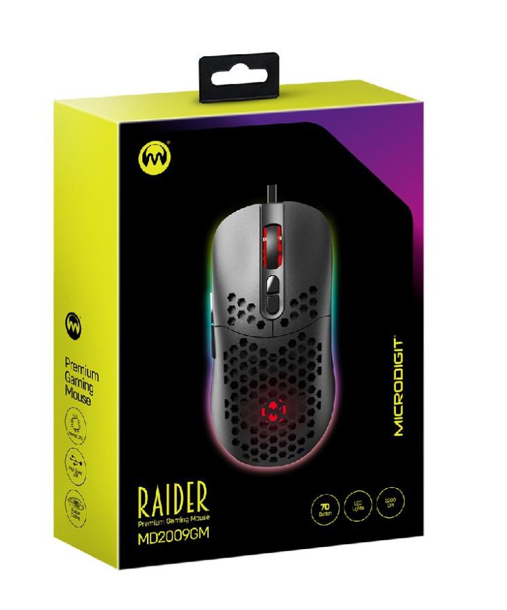 Microdigit Raider Gaming Mouse - MD2009GM — 2