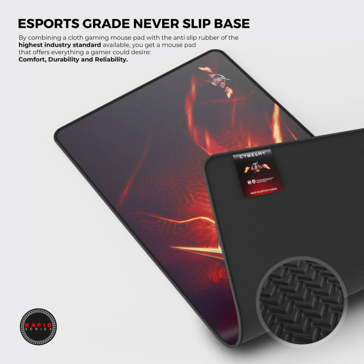 Cybeart The Flash Gaming Desk Mat XXL - MP-RA90-FL02 — 4